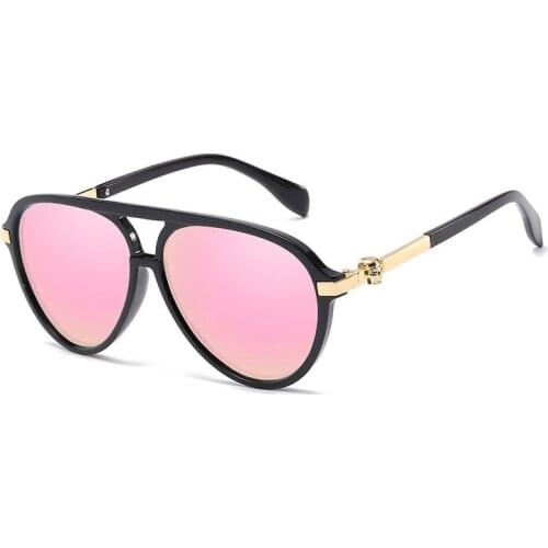 Personality Cool Skull Sunglasses For Women Men Vintage Aviation Gradient Sun Glasses Driving Unisex UV400 Shades Oculos De Sol