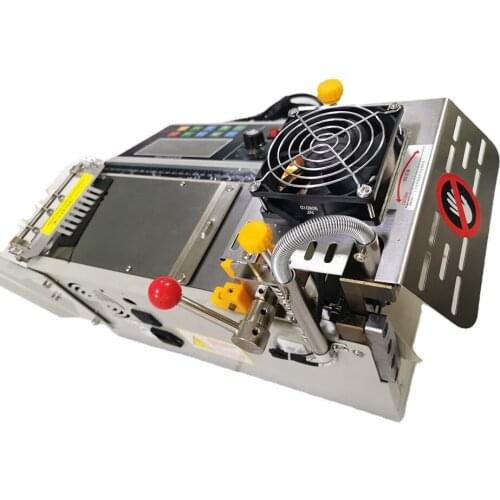 Nylon elastic tape webbing sling belt ribbon label trademark cutting machine