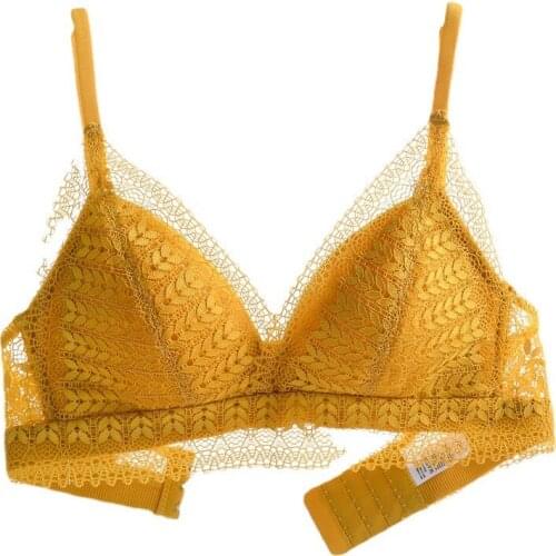 N0012 New Sexy Low Back Bralette Ladies U Backless Invisible Lace Bra Mesh Ultra Thin Underwear Women Lingerie Tank Top bra