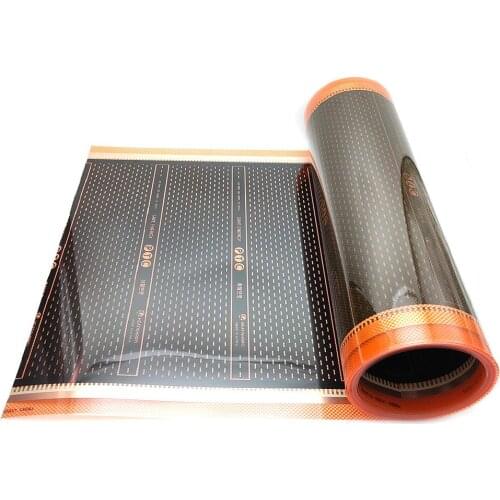 2-3m2 Heating FilmAC220V 240w/m² Temperature Adjustable PTC Film Household Graphene Floor Heating System Floor Heating Element