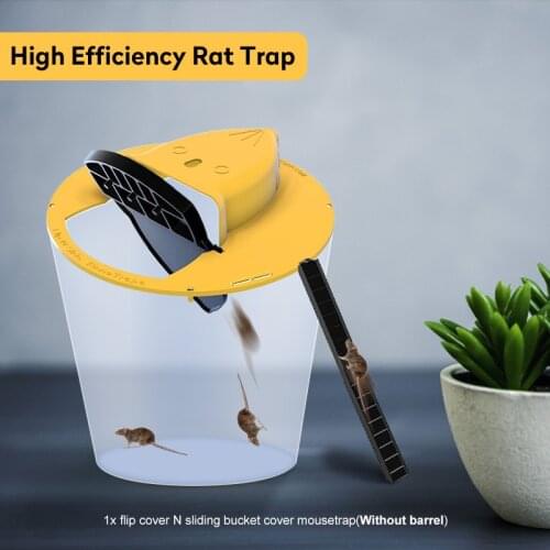 Slide Bucket Lid Mouse Rat Trap Updated Mousetrap Bucket Lid Humane Outdoor Indoor Mice Traps Quick Effective Safe Rat Catcher