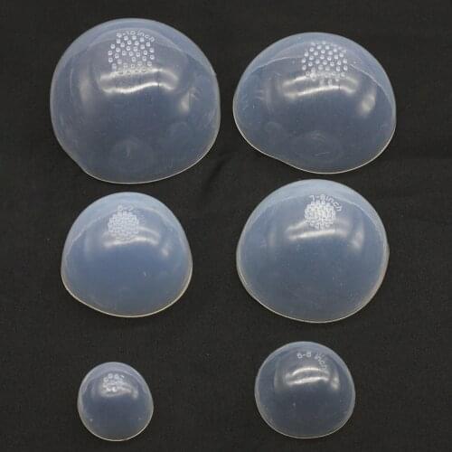 1/6 1/4 1/3 Head Clear Silicone Wig Cap Protection Cover for BJD Dollfie Doll Anti-Slip MSD AOD DOD Dollfie Protector ep010