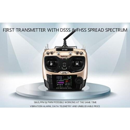 Radiolink AT9S 2.4G 9CH Remote Control with R9DS Receiver / Radio Transmitter w/ DSSS & FHSS Spread Spectrum for RC Model