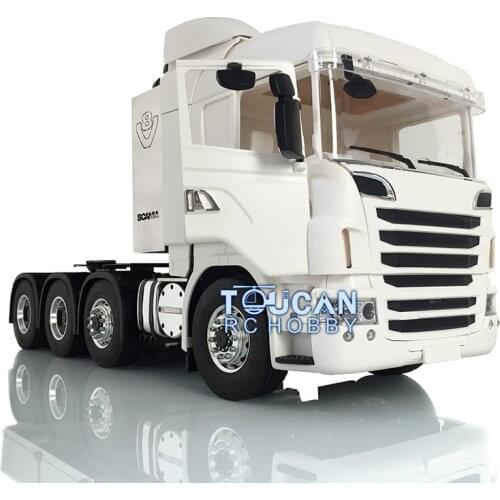 1/14 LESU Metal 8*8 SCA Chassis Servo Hercules R730 Cabin Tractor Truck 802B