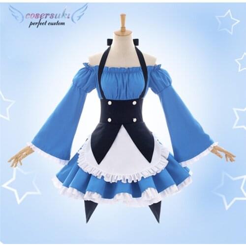 Re:Life in a different world from zero Rem/Ram New dress maid cosplay Cosplay Carnaval Costume Halloween Christmas Costume