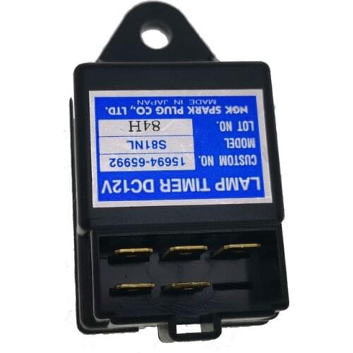 Quick Glow Timer Relay 15694-65990 for Kubota V2203 Engine Hyundai Fork Lift HDF15/18-5