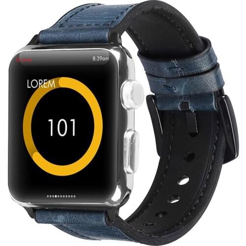 Silicone Leather Sports Band For Apple Watch Strap 38mm 40mm 42mm 44mm Apple iWatch Bracelet Band Series 2 3 4 5 Watchbands