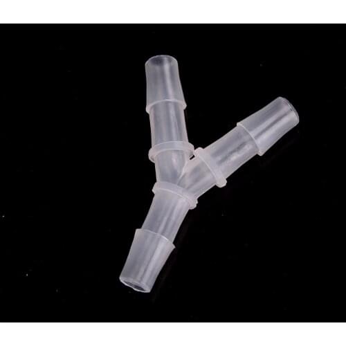 1pcs 3.5-12.7mm Y Type Hose Equal Tee Plastic Hose Water Pipe Connectors 5 Sizes Aquarium Pipe