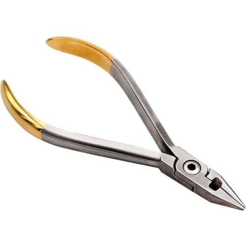 Dental Wire Bending Plier Forcep Stainless Steel Orthodontic Lingual Wire End Bending Forcep Dental Tools Instrument