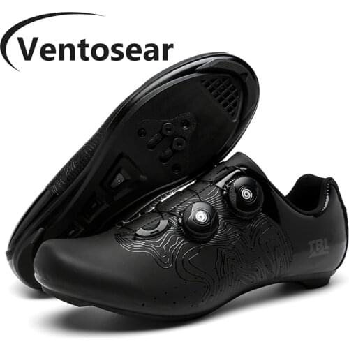 Ventosear Men Outdoor Breathable Road SPD Cycling Shoes Female Mountain Speed Enduro Racing Biking Shoes Male Triathlon Sneakers