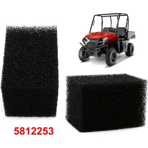 2pcs Intake Cleaner Pre Air Filters system element 5812253 For 2003-2013 Polaris Ranger 400 500 700 800 900 2x4 4x4 & 6x6