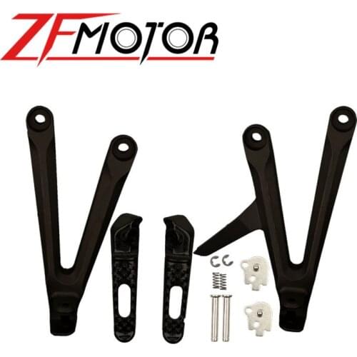 Rear footpegs Foot pegs Footrest Pedals Bracket For HONDA CBR600RR CBR 600RR 600 RR 2005 2006 2005-2006 05 06 Motorcycle