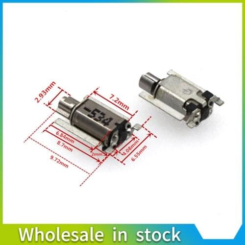 10pcs/lot Micro Rotor motor DC1.5V-3V Mobile Vibration Motor SMD Patch