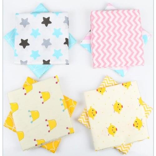 Cotton Children Cartoon Pattern Printing Fabric Baby Bedding Fabric Quilt Cover Twill Cotton Fabric DIY Apparel Sewing & Fabric