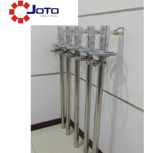 60l/min 1/2HP Acid Pneumatic Stainless Steel 316 Drum Pumps for Petrol or Diesel