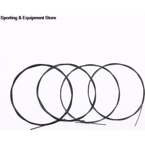 4Pcs/set Black Nylon Ukulele Strings Replacement Part For 21 Inch 23 Inch 26 Inch Stringed Instrument