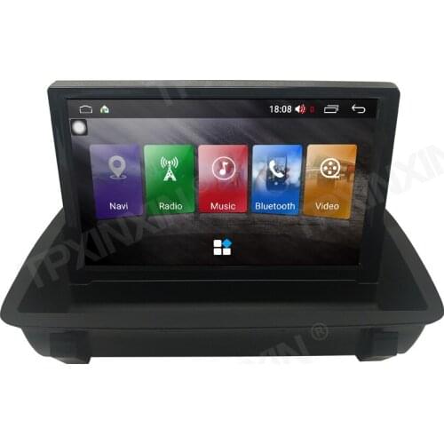 6+128G For Audi Q3 A1 2013-2018 Android 8 Inch Telescopic Screen Stereo Radio Tape Recorder Multimedia player GPS navigation