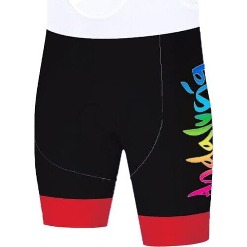 Andalucia Gel Culotes Bermuda Cyclisme Cullotte Cuissard Velo Culotte Hombre Bretele Ciclismo Feminino Short Cycliste Homme