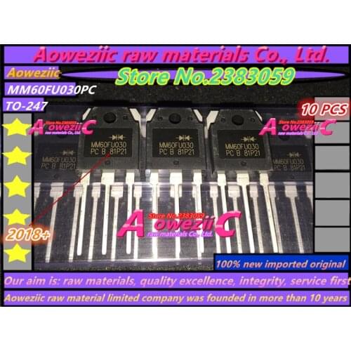 Aoweziic 2018+ 100% new imported original MM60FU030PC MM60FU030 TO-247 fast recovery diode 60A 300V