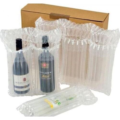 Free Sample Triple Wine Bottle Inflatable Air Column Bag Filling