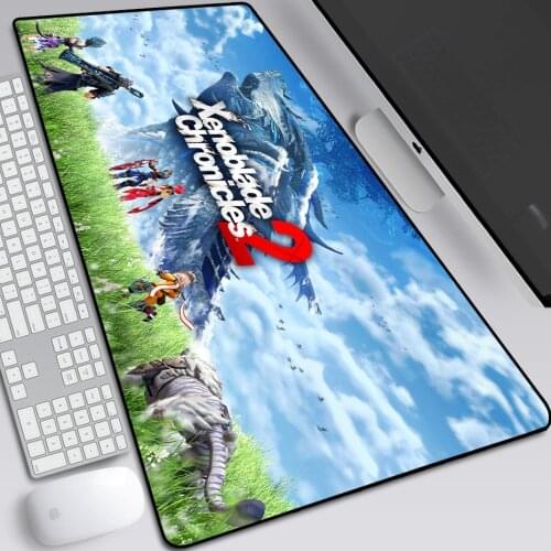 Xenoblade Chronicles Game Large Pad Mouse Mat Anime Print Computer Gamer Locking Edge Mousepad Keyboard Mice 30x80cm