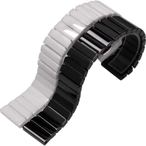 Quick release Ceramic watchband for huawei watch 2 pro Samsung gear S2 S3 S4 bracelet 20mm 22mm Smart strap fashion bracelet