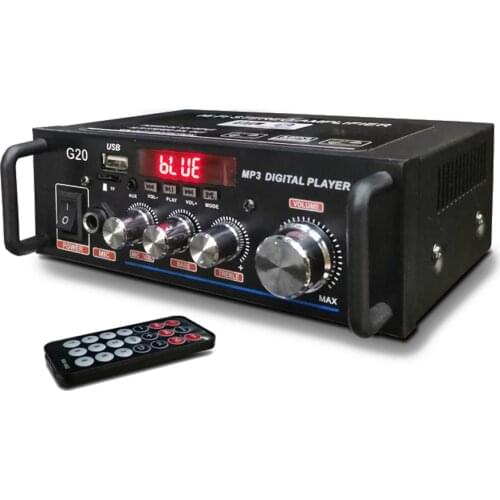 Home Amplifiers HiFi Subwoofer Home Theater Sound System Audio Car Amplifiers Player Remote Control усилитель звука для колонок