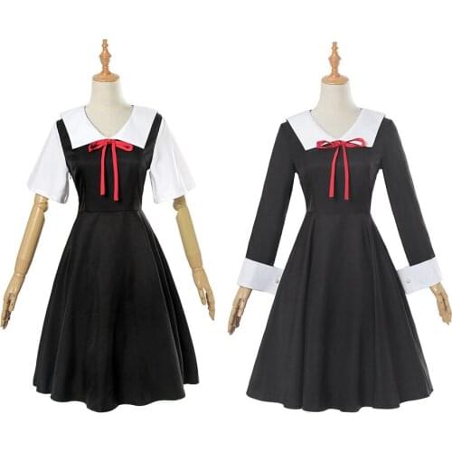 Kaguya Sama Love Is War Anime Shinomiya Fujiwara Chika Cosplay Costume School Uniform Halloween Carnival Party Dresses Suit