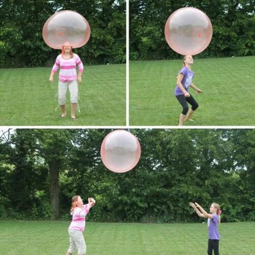Kids Bubble Balloon Human Bubble Ball Indoor Outdoor Wubble Bubble Ball Inflatable Water Ball Funny Birthday Gift Party Favor