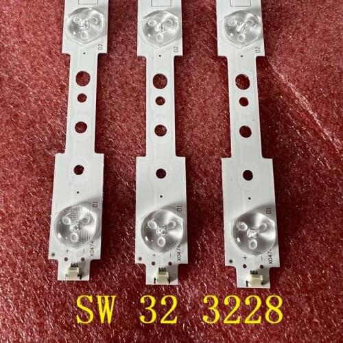 Beented 3 Pieces New LED strips for SW32 SW 32 3228 07 LBUA-SDL320X1-SO8B 7 LEDs 580mm x 20mm