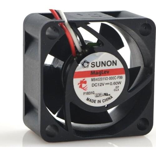 New Original MB40201V2-000C-F99 12V 0.60w 12V 4020 4CM Cooling Fan
