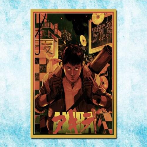 Japanese Anime Movie Akira Poster Art Silk Canvas Retro Print For Home Room Decor-030