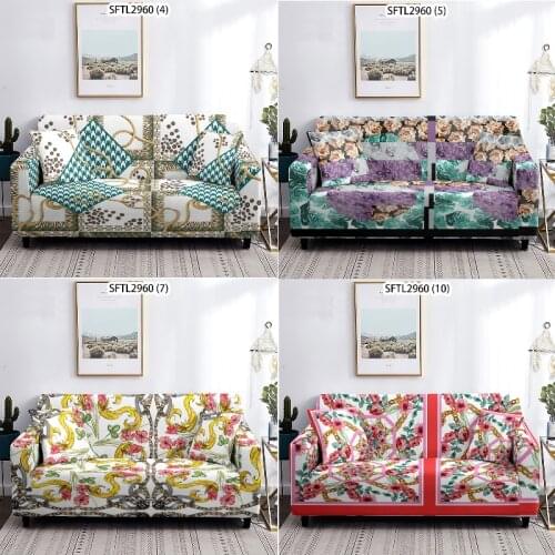 Geometric stripe printing couches for living room chair cover furniture covers sofa cover sofas for living room capa de sofa