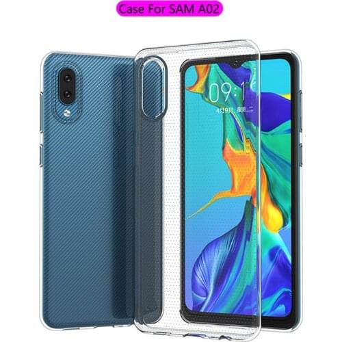 Anti-knock Soft Clear TPU Case for Samsung Galaxy A02 A022F A022M A 02 Ultra Thin Protective Mobile Phone Bag