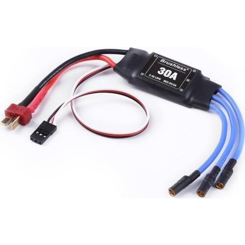 Special Price 30A ESC 2-4S Brushless Rc Electric Speed Controller with 5V 2A BEC for Rc Multicopter Helicopter