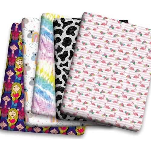 Spring Summer Cotton Super Dense Sewing Fabric Making Womens Wear Dress Children Clothing Home Clothes Cloth c01 0.5Meter