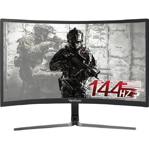ViewSonic 23.6 "144Hz 1ms (HDMI Display + DVI) freeSync/GSync FHD Curved Player Monitor computer screen, pc game monitor, 144hz