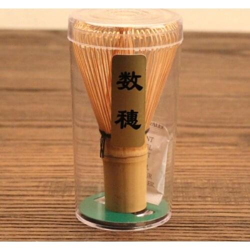 Japanese Matcha Spoon W/ 60-70 Count Whisk Bamboo Tea Ceremony Gift Set