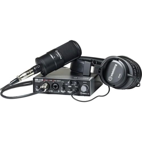 UR22C Recording Pack ST-H01 ST-M01 Professional Studio Sing Music Live Recording Guitar band USB Audio Interface Sound card