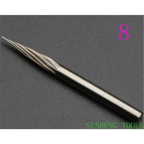 1piece 8# 3x3mm Tungsten carbide rotary burrs grinding head wheel for metal cutters