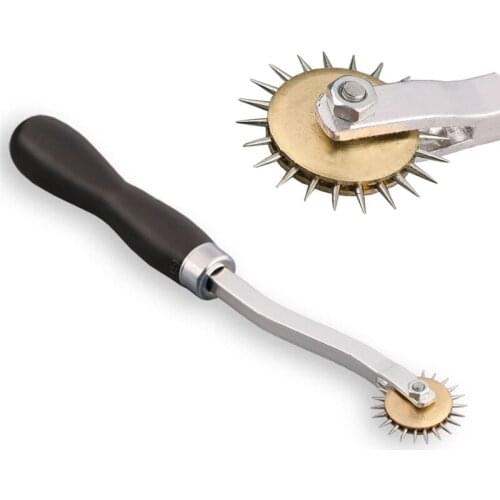 1 X 4mm Useful Leather Cloth Overstitch Wheel Roulette Spacer Sewing Craft Tool