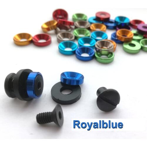 7.5mm x 5mm Royalblue Color Kydex Holster SUS304 screw knife scabbard chicago screw Suitable for Tek lok buckle screw DIY