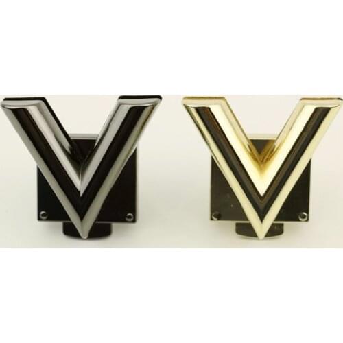 10 Pieces Luggage hardware accessories wholesale bag lock buckle V-shaped bag mortise lock