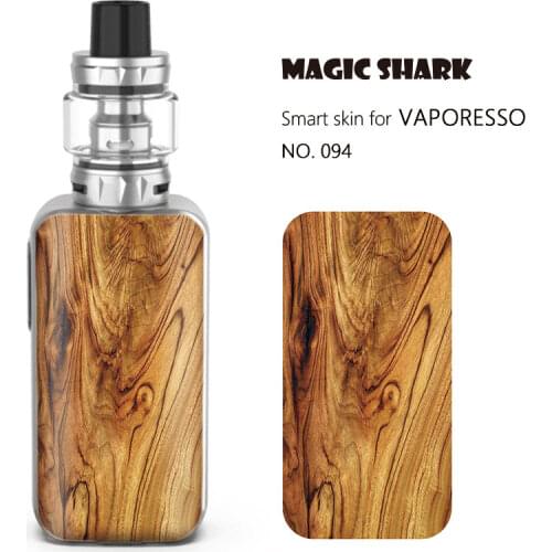 Julie Leaf Flower Wood V-Vendetta Motorcycle Skull Rose Case for Luxe S Sticker Skin Back Film for Vaporesso Luxe S
