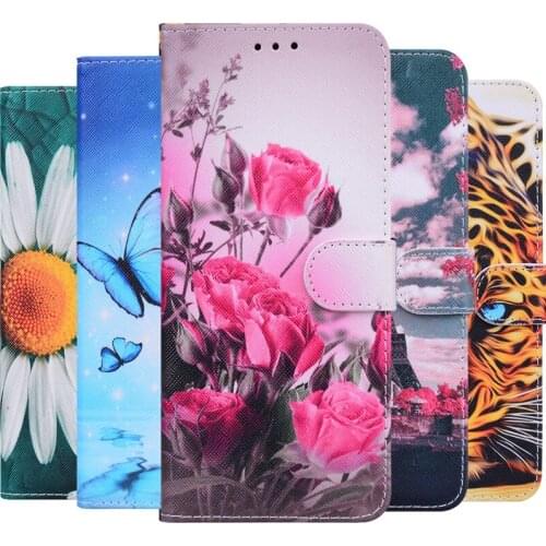 Lovely Flower Butterfly Flip Cover For Honor 8A 8S 8X 8C 9A 9S 9X 9C 10i 10X Lite 20E 20i JAT-L29 Leather Wallet Case Holster