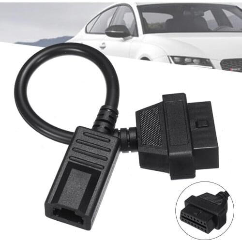 For Honda Car Repair Tools 1pc 3 Pin OB-D O-BD1 to 16 Pin O-BD2 Diagnostic Connector Adapter Cable 21cm Mayitr