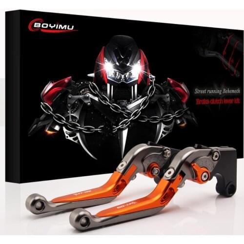 For YAMAHA MT09 FJ-09 MT-09 Tracer MT 09 MT-09 2015-2019 Motorcycle Folding Extendable Brake Clutch Levers LOGO FZ-09
