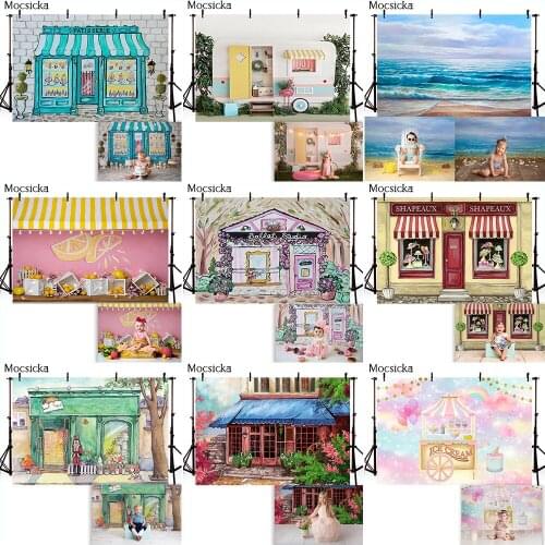 Summer Holiday Newborn Kids Rainforest Portrait Photography Backdrop Children Baby Cake Smash Photo Background Props Photocall