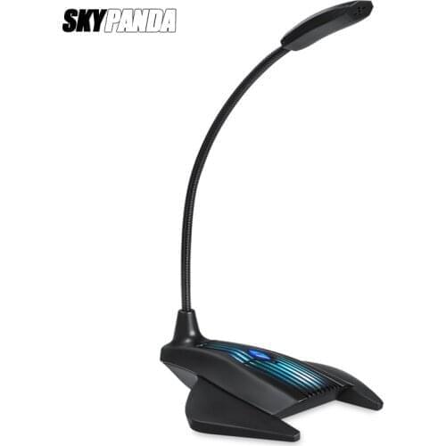 Condenser Desktop Microphone USB 3.5mm AUX HD Noise Reduction Noise Removal Omnidirectional Phone Call Conference Microphone