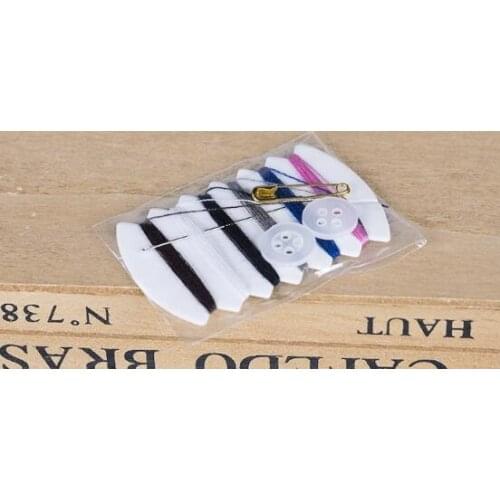 Mini Sewing Kit Travel Sewing Kits Embroidery Needlework Six Threads Mending Kit Free Shipping Wholesale